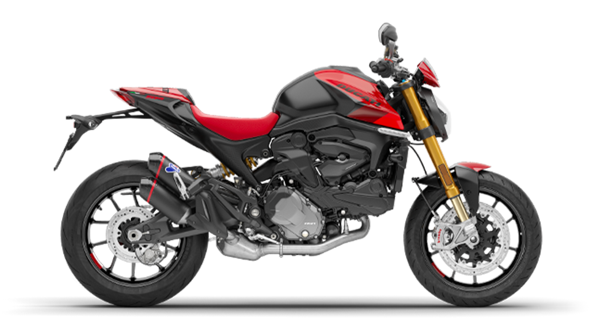 Monster von Ducati in Rot und Schwarz