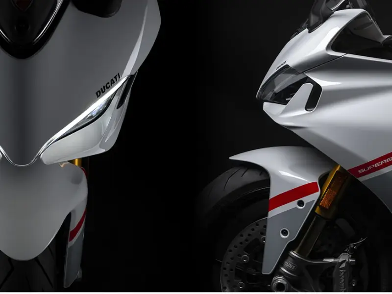 Ducati Supersport 950 S in weiß